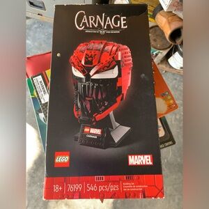 LEGO Marvel Spider-Man Carnage Building Kit Helmet 76199